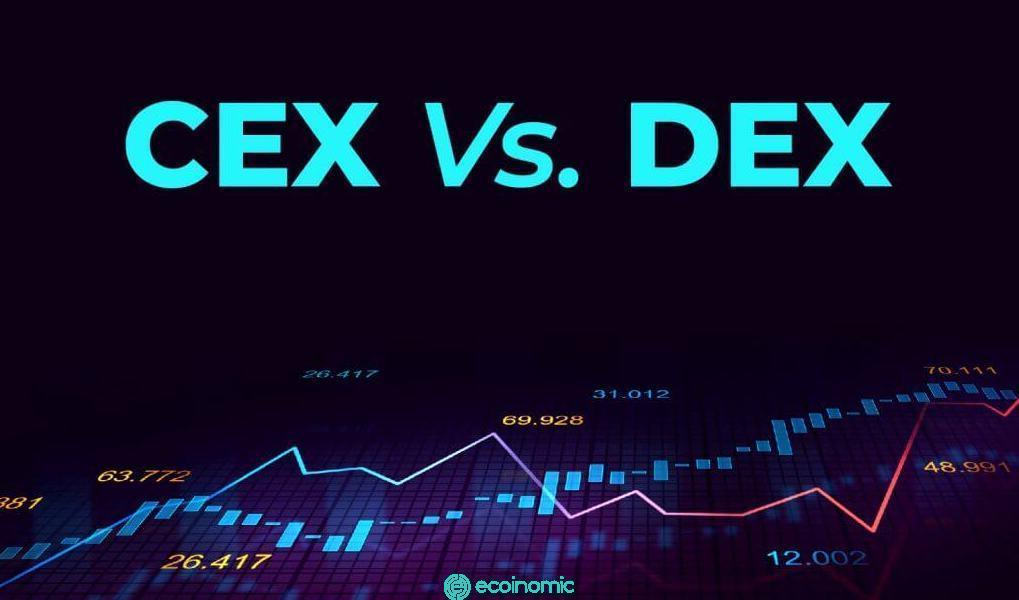 Compare the differences between decentralized exchanges (DEX) and centralized exchanges (CEX)