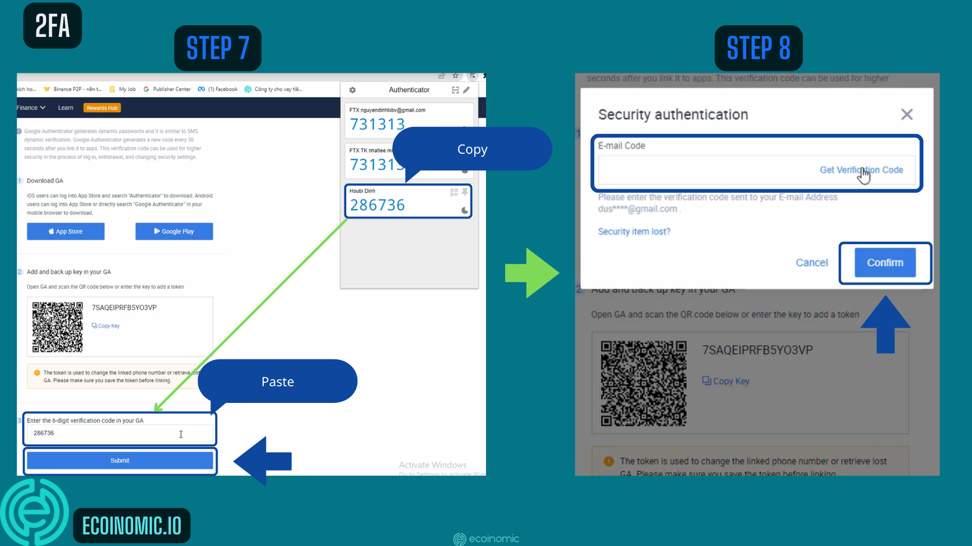 2FA after Huobi sign up