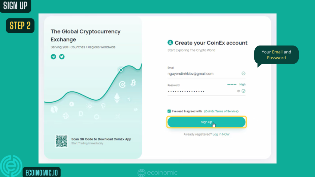 Coinex Sign In