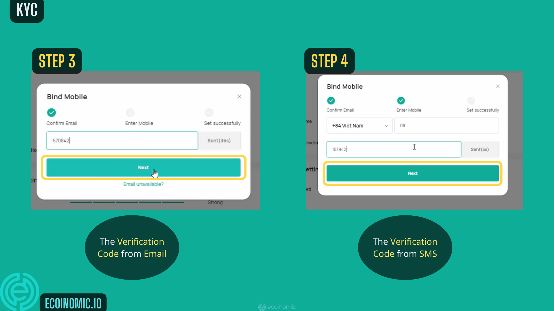 KYC when CoinEx sign up