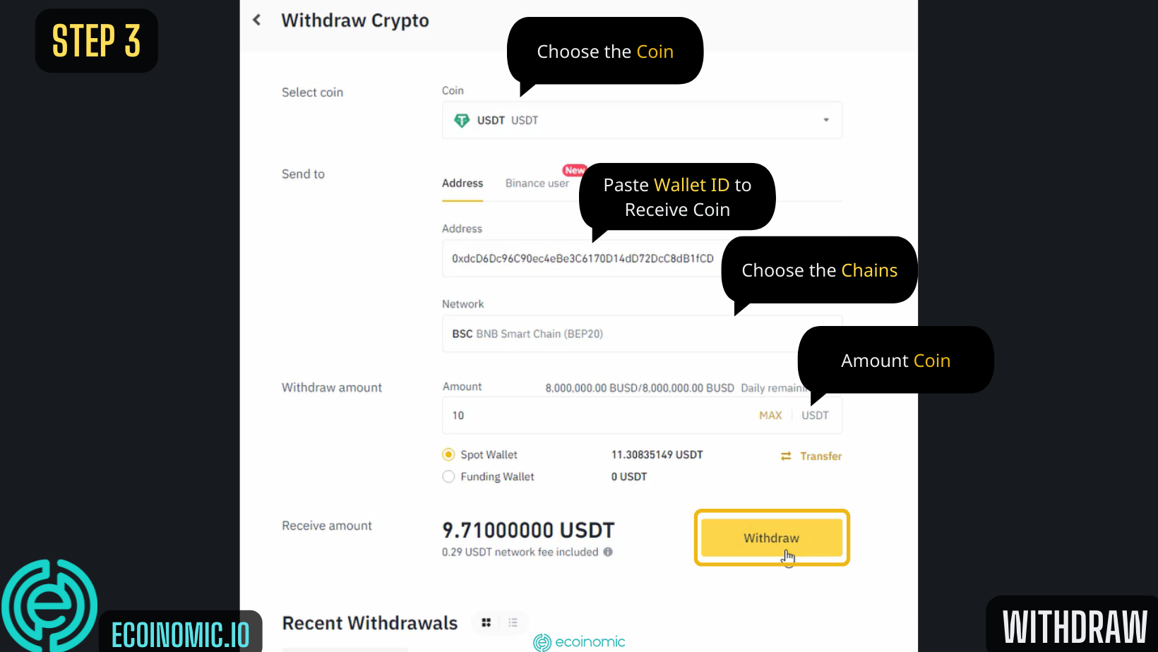Sign up for binance