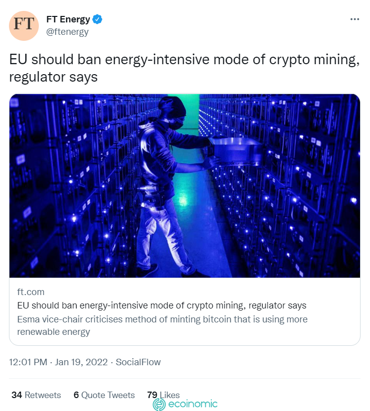 EU cấm đào Bitcoin