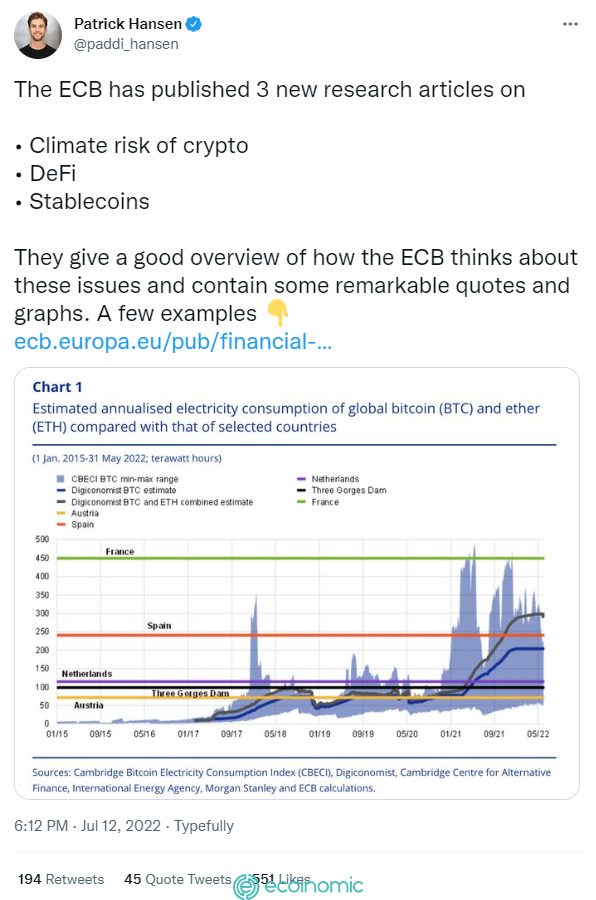 Ngân hàng Trung ương Châu Âu (ECB) tham chiến