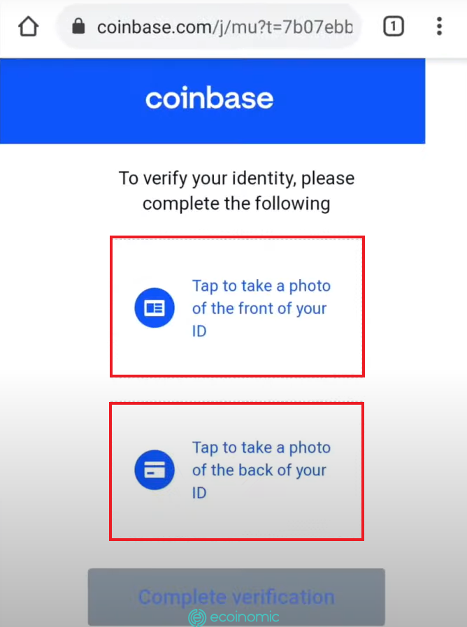 sign up for coinbase