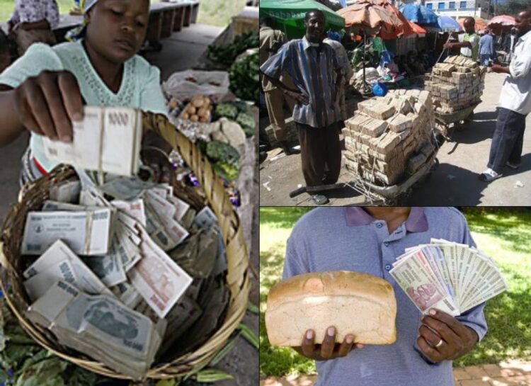 Khủng hoảng lạm phát. Người dân Zimbabwe khổ sở vì "nhiều tiền"