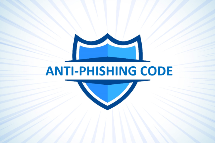 Anti-phishing code