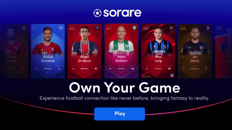 Sorare cũng có giấy phép với hơn 280 câu lạc bộ bóng đá quốc tế