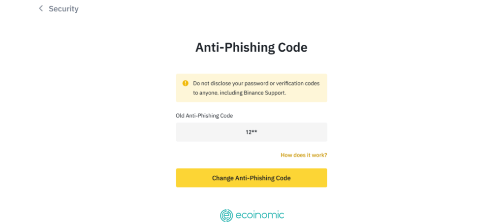 Set up Anti-phishing code successfully
