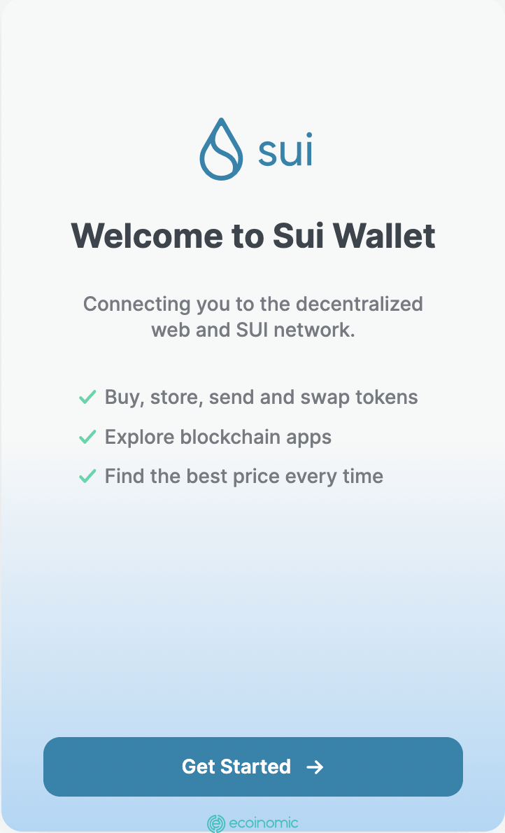 How to Create a Sui Wallet Step 2