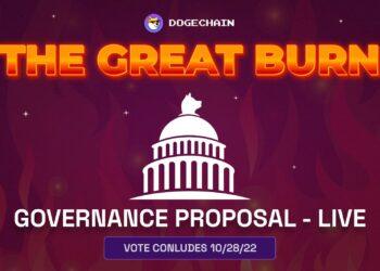 Dogechain (DC) tăng “khủng” sau khởi xướng đốt token, giảm nguồn cung