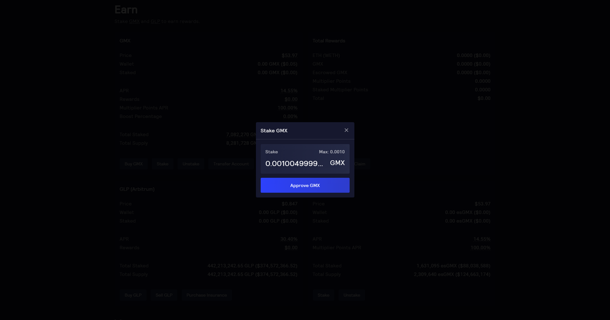 Quá trình thực thi Staking